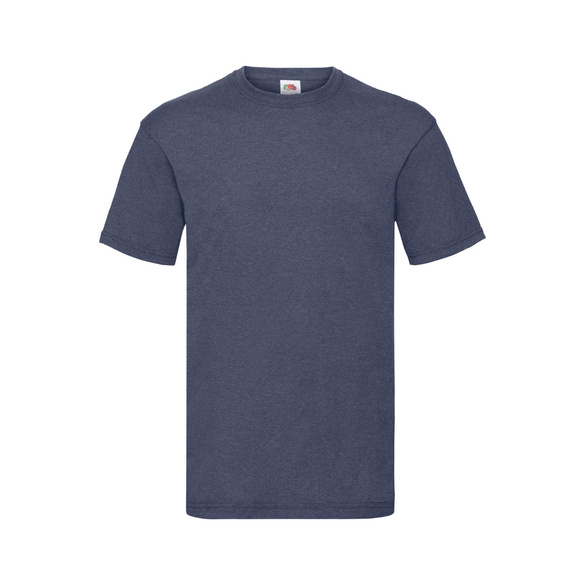 Männer T-Shirt bedrucken Marineblau meliert XL