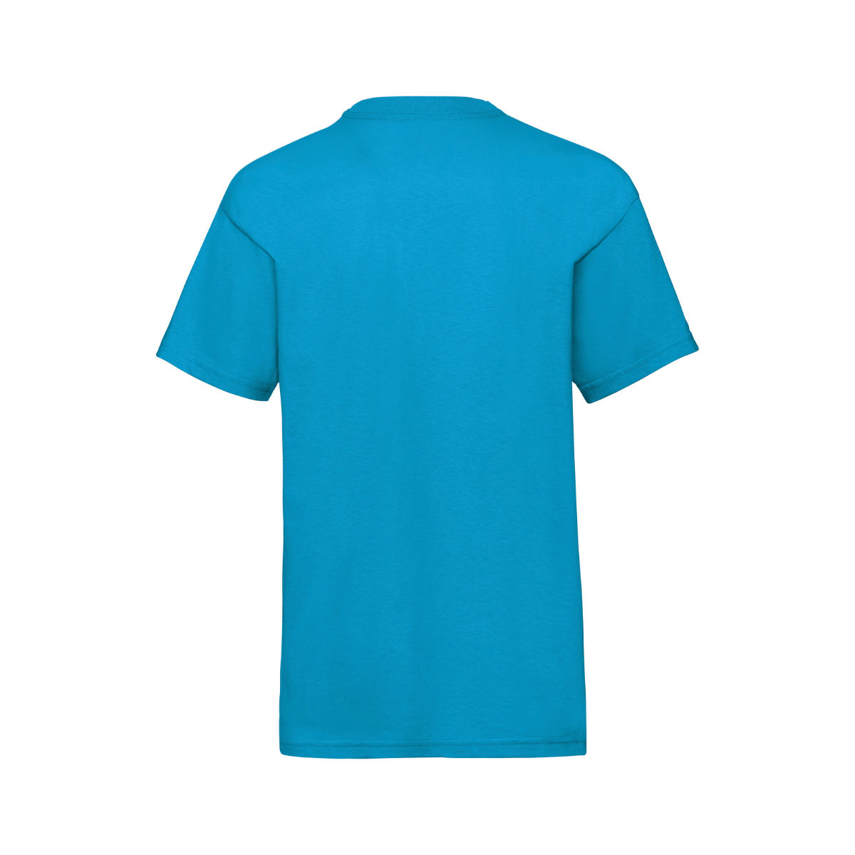 Kinder T-Shirt bedrucken Azurblau 92