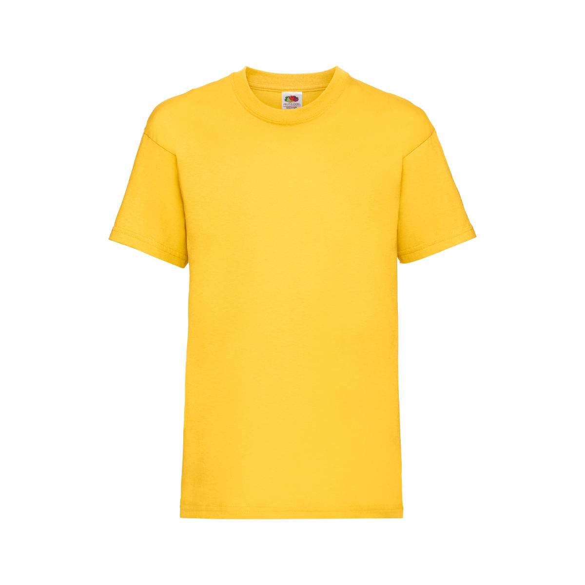 Kinder T-Shirt bedrucken Sonnenblumengelb 116