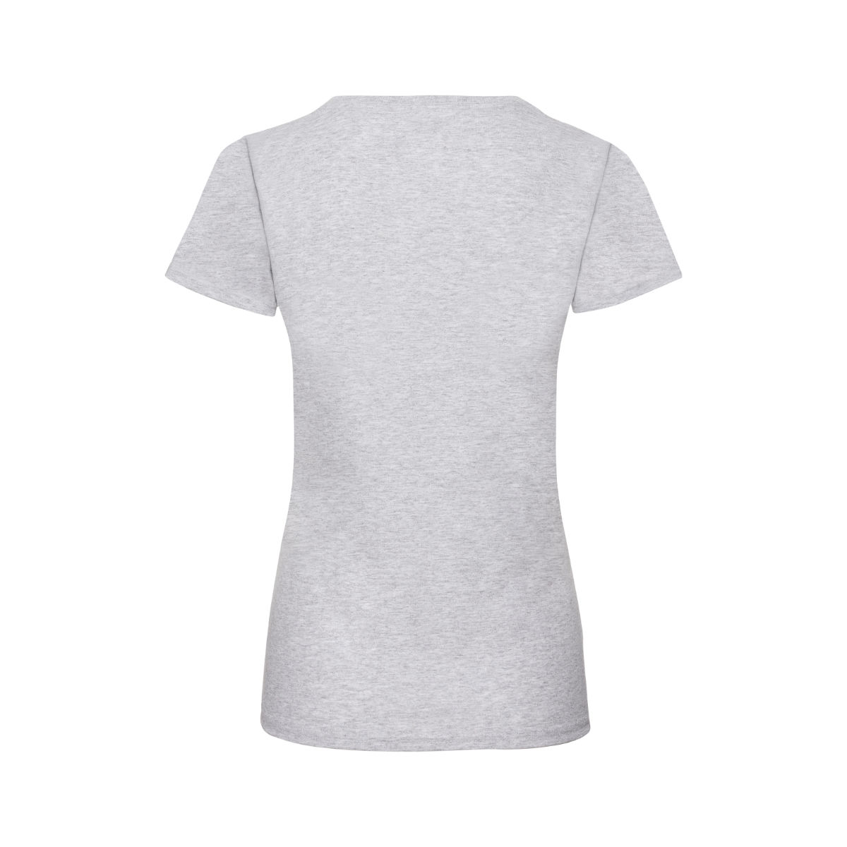 Frauen T-Shirt bedrucken Grau meliert 2XL