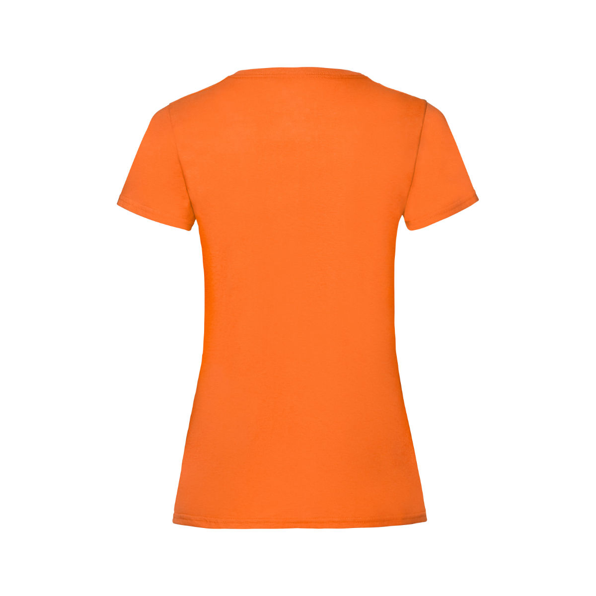 Frauen T-Shirt bedrucken Orange 2XL