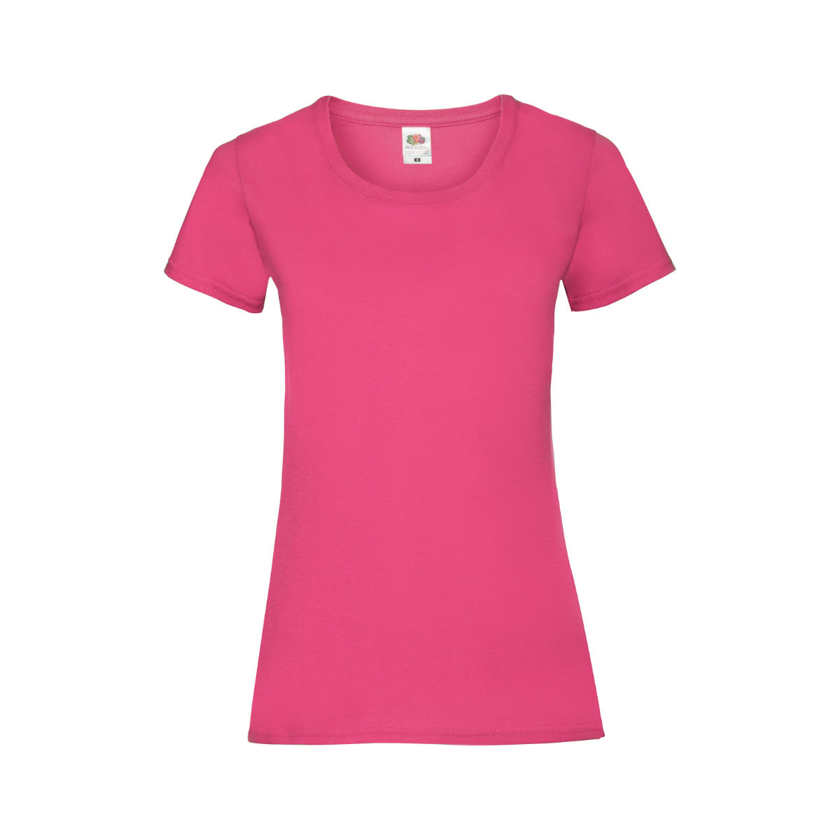 Frauen T-Shirt bedrucken Pink L