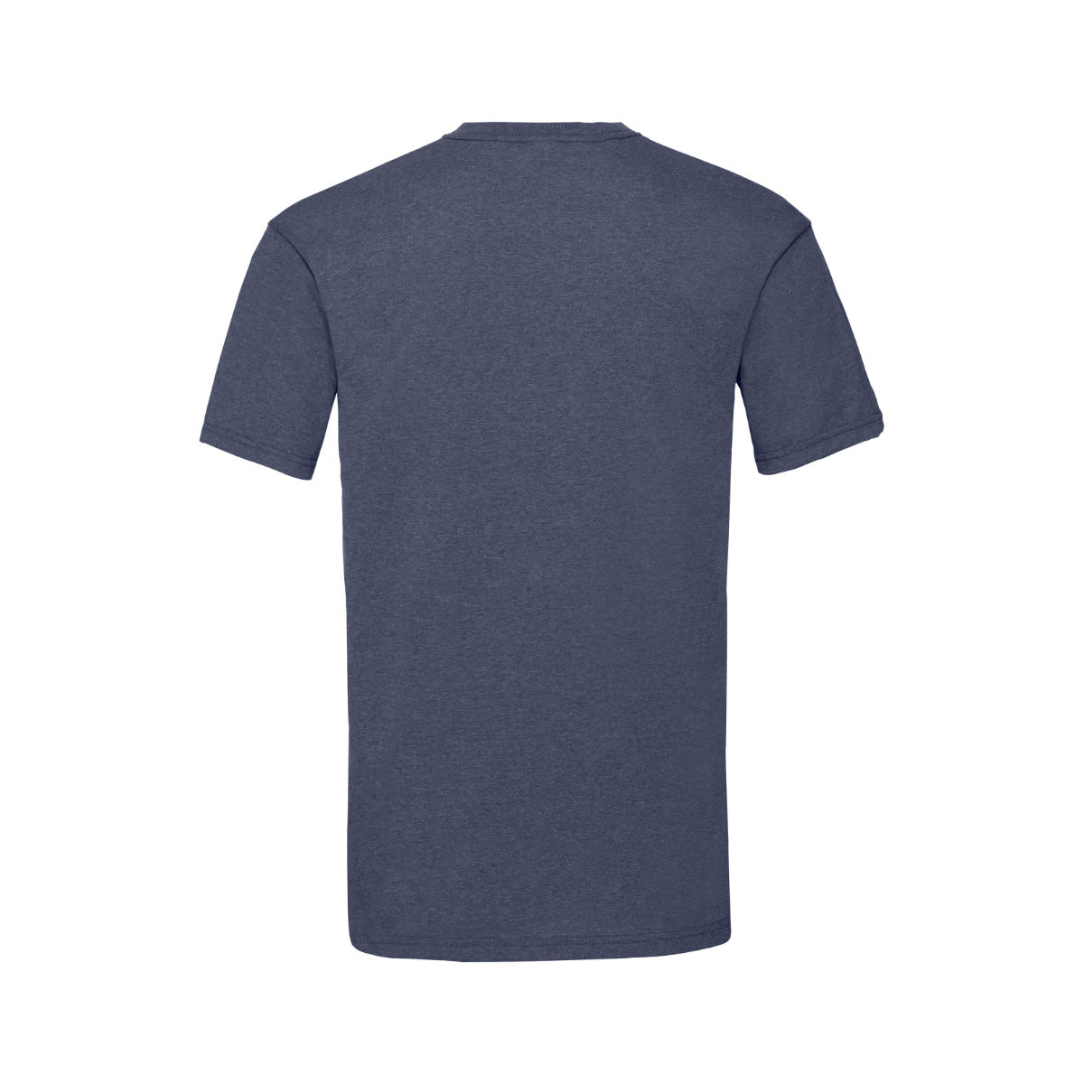 Männer T-Shirt bedrucken Marineblau meliert XL