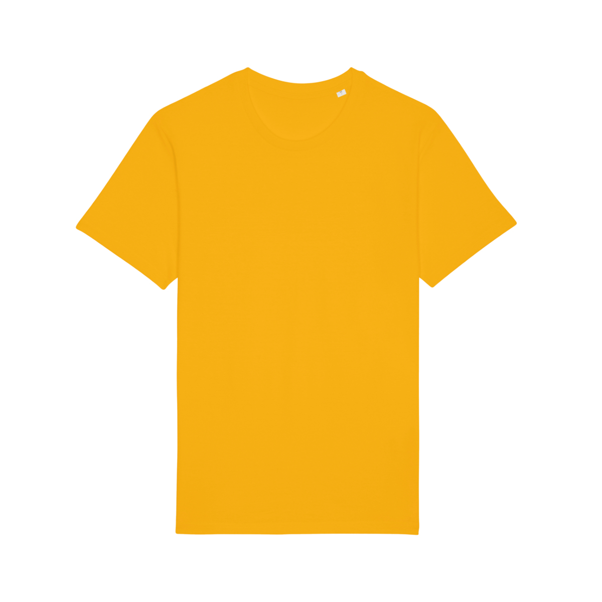 Unisex Bio T-Shirt bedrucken Gelb in 3XL