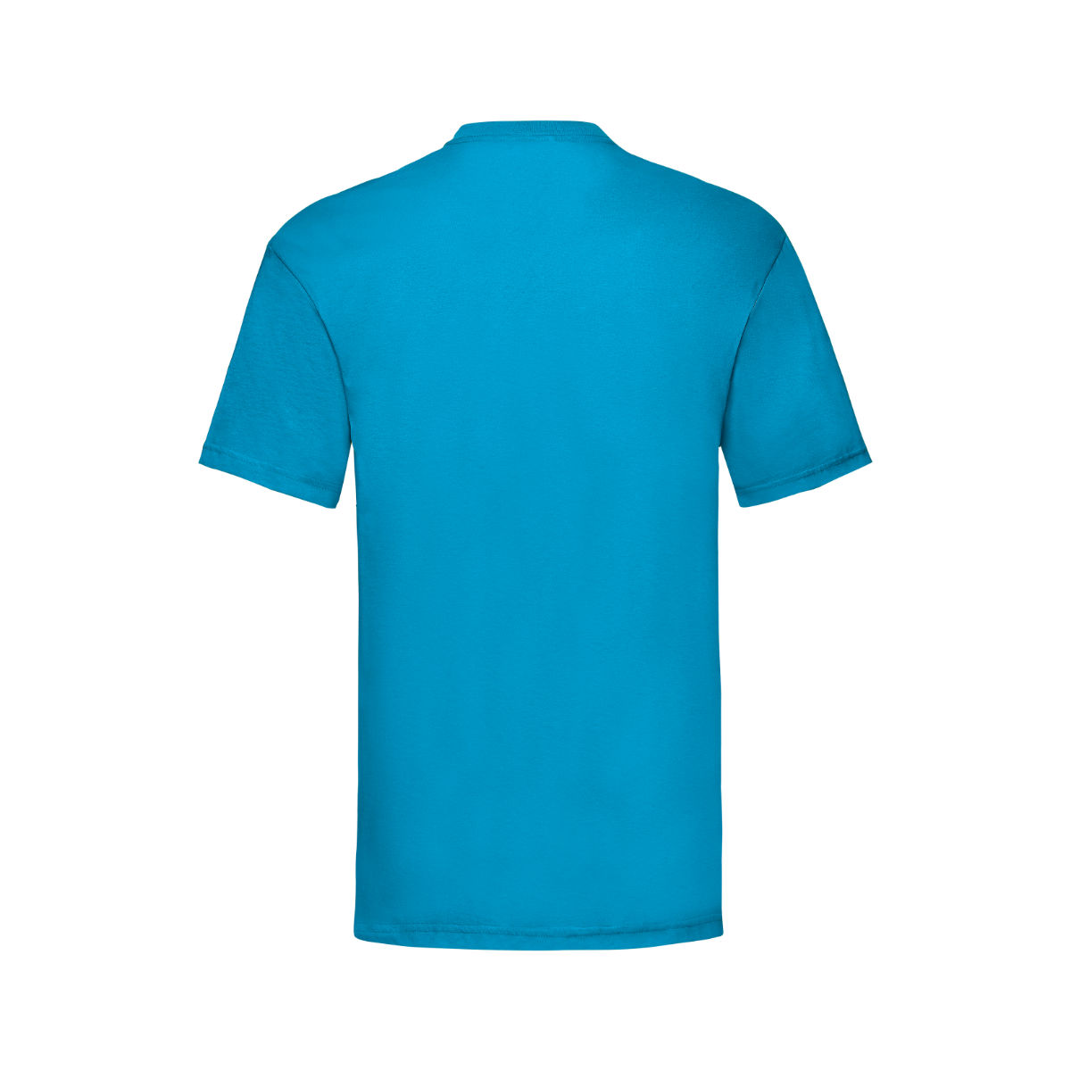 Teamshirt bedrucken Azurblau 2XL