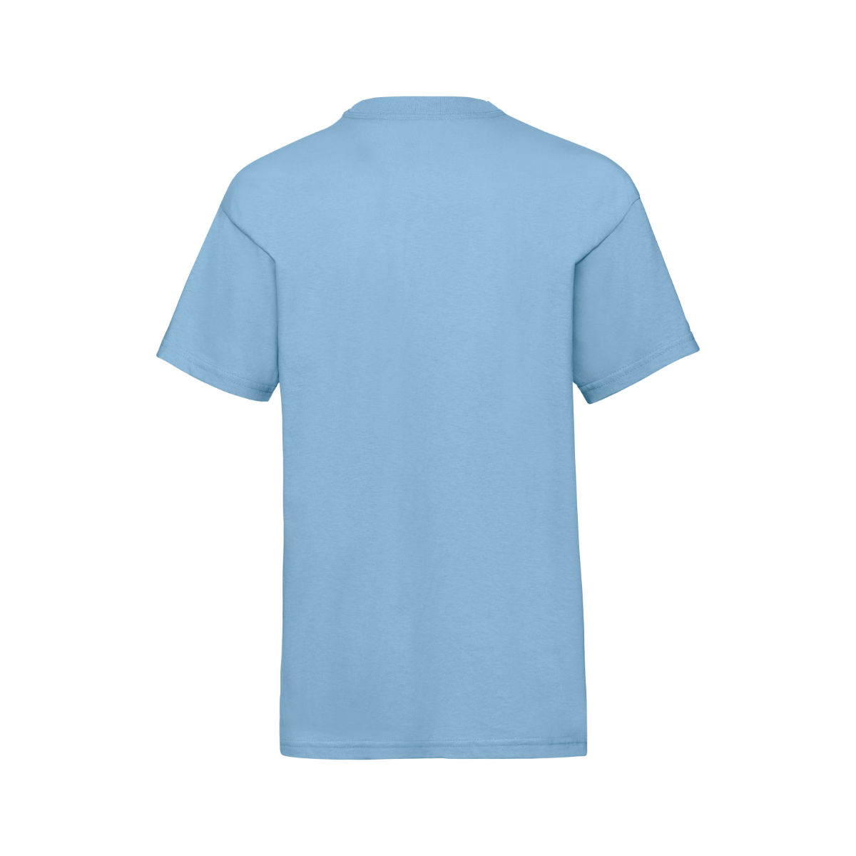 Kinder T-Shirt bedrucken Himmelblau 164