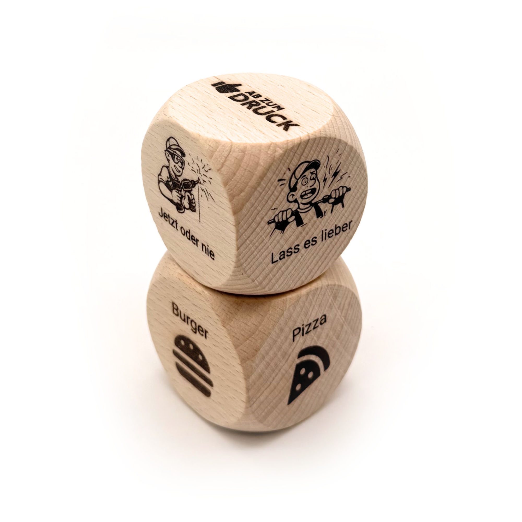 Personalisierte Würfel selbst gestalten 5 cm