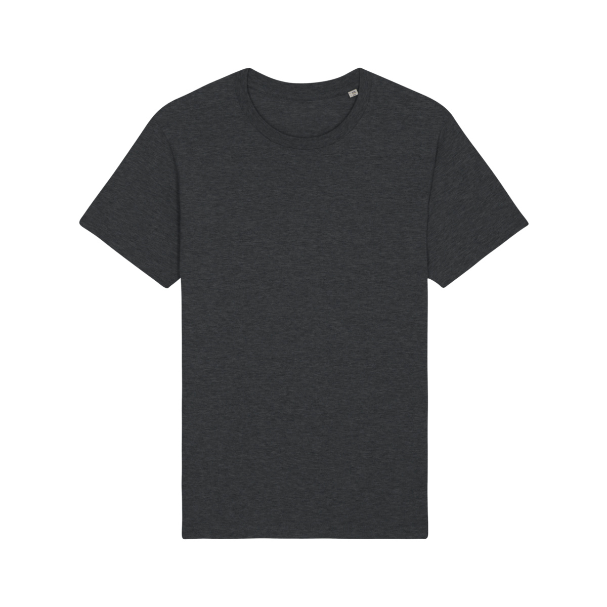 Unisex Bio T-Shirt bedrucken Dunkelgrau meliert in XXL