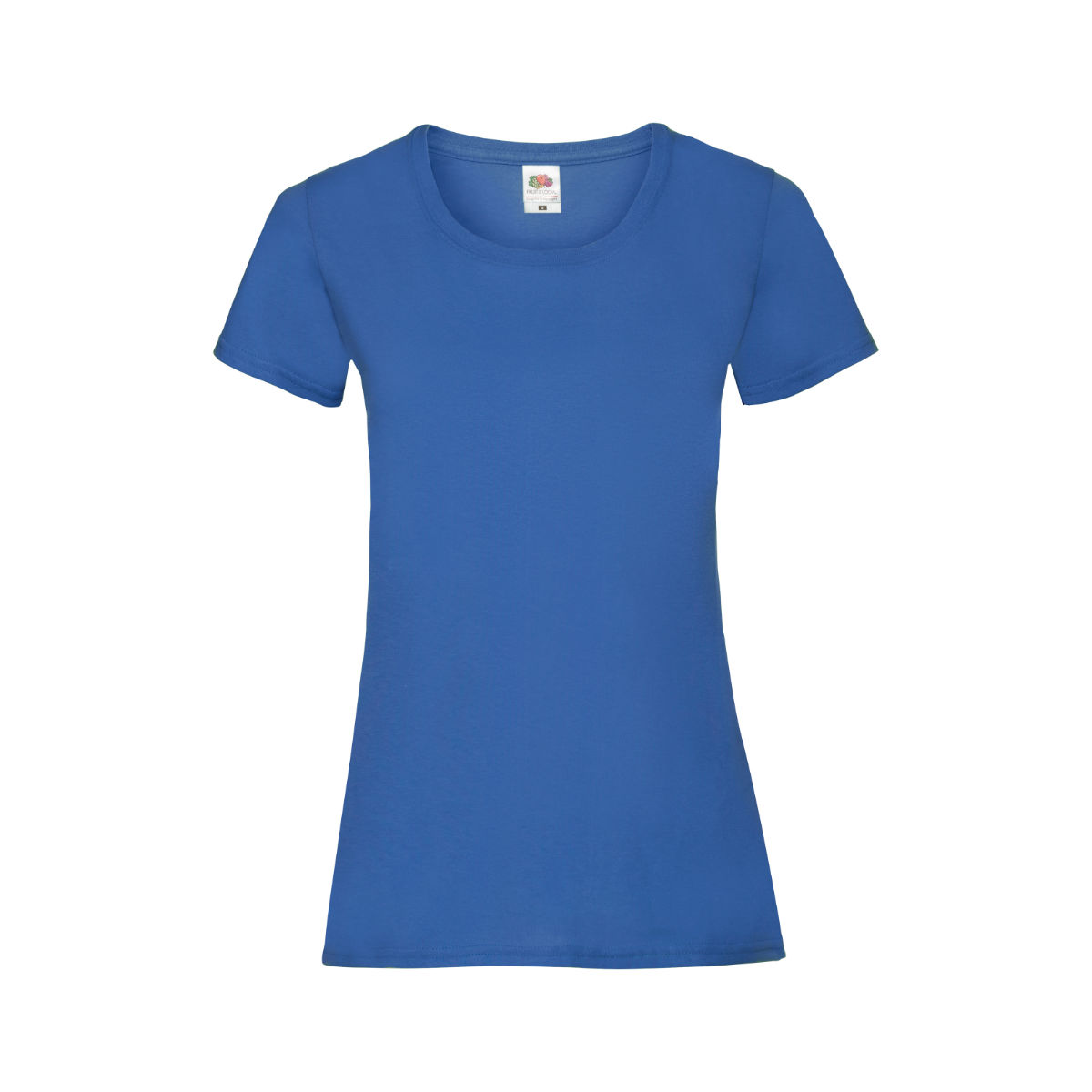 Frauen T-Shirt bedrucken Royalblau M