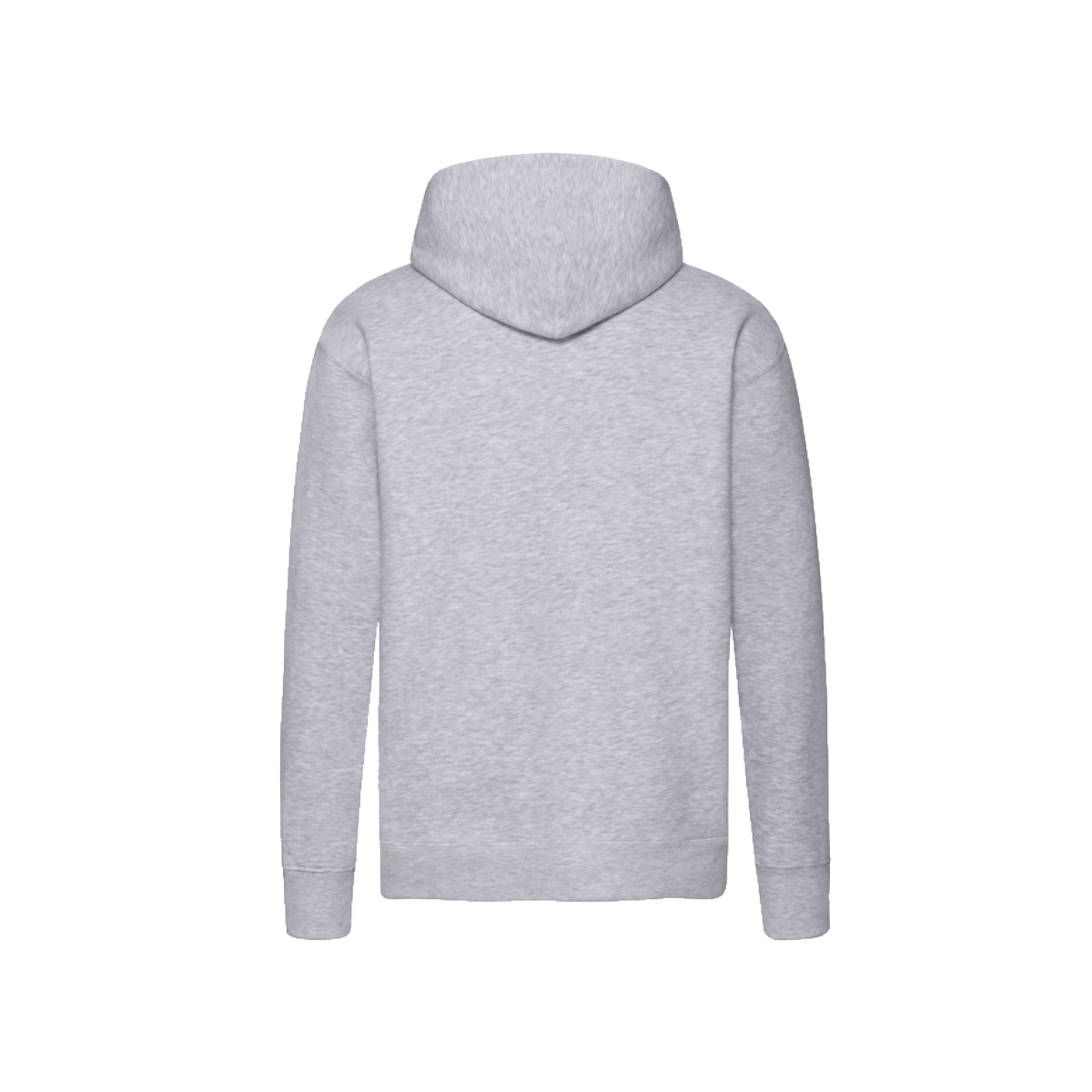 Unisex Hoodies bedrucken Grau meliert in M