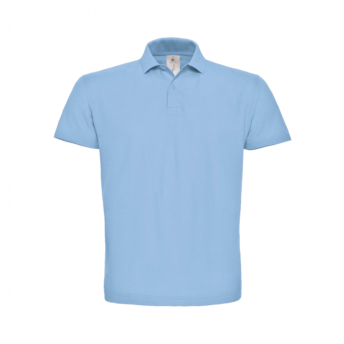 Unisex Poloshirts bedrucken ❤️ Hellblau in M