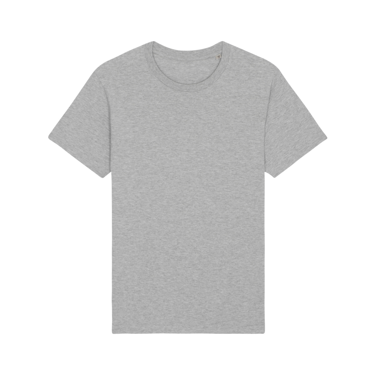 Unisex Bio T-Shirt bedrucken Grau meliert in XXL