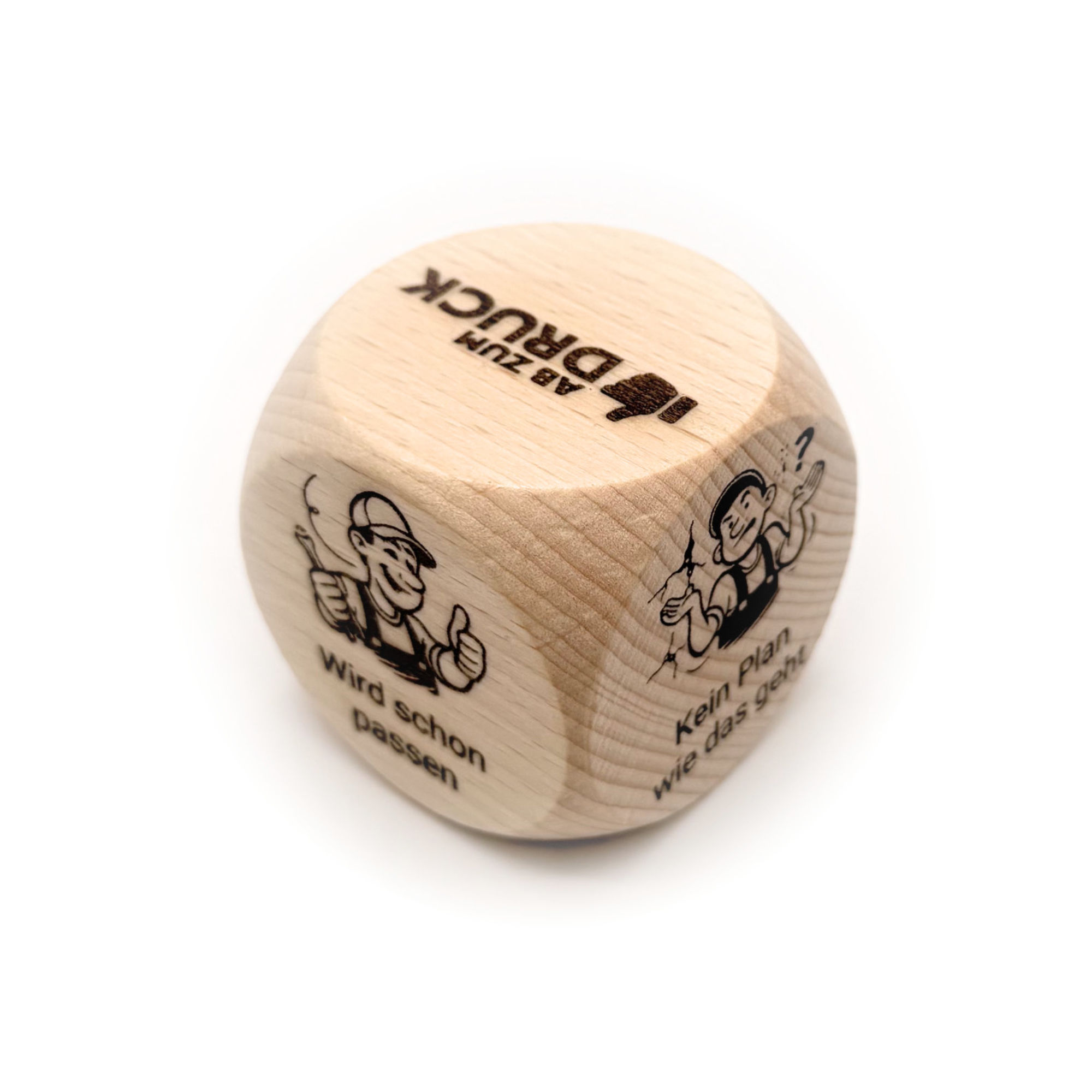 Personalisierte Würfel selbst gestalten 5 cm