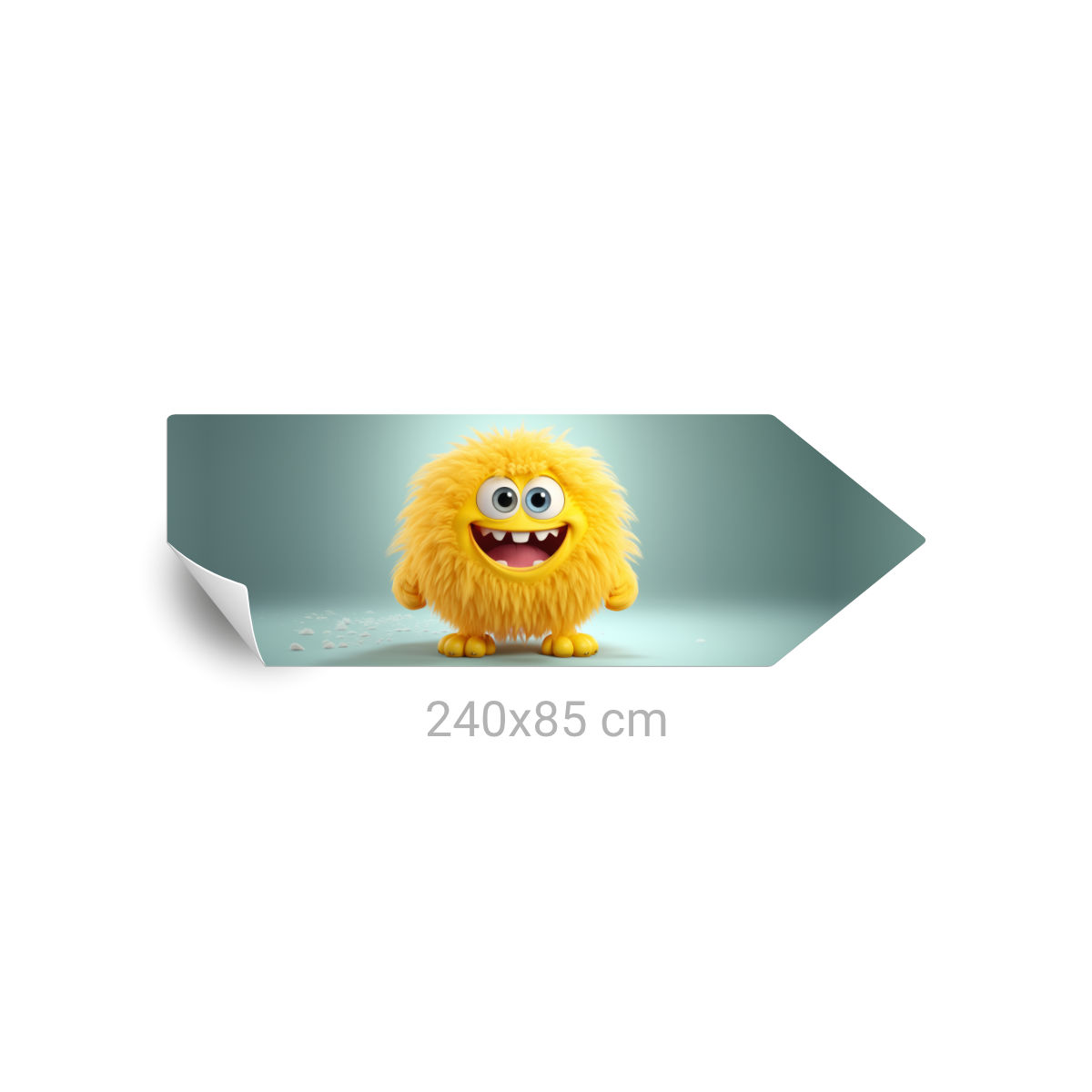 Aufkleber Pfeil rechts 240 x 85 cm