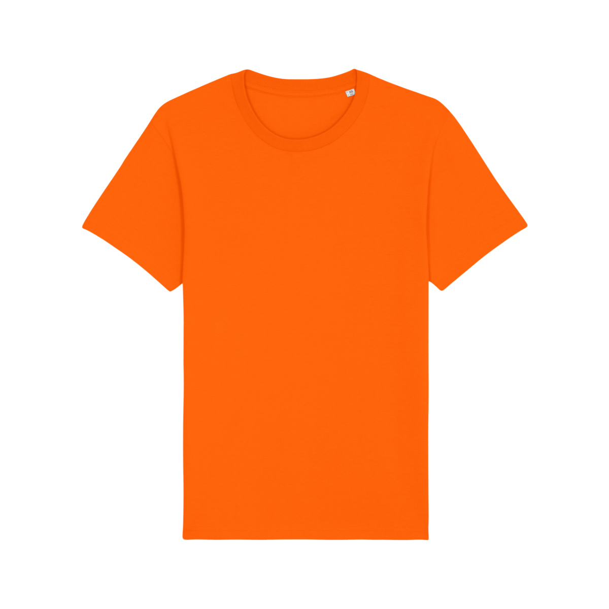 Unisex Bio T-Shirt bedrucken Orange in 3XL