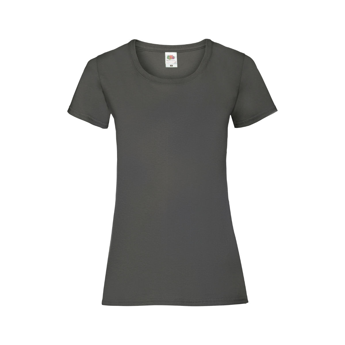 Frauen T-Shirt bedrucken Anthrazit XS