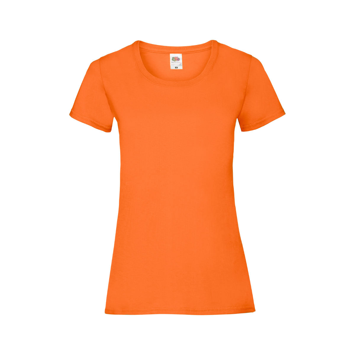 Frauen T-Shirt bedrucken Orange XS