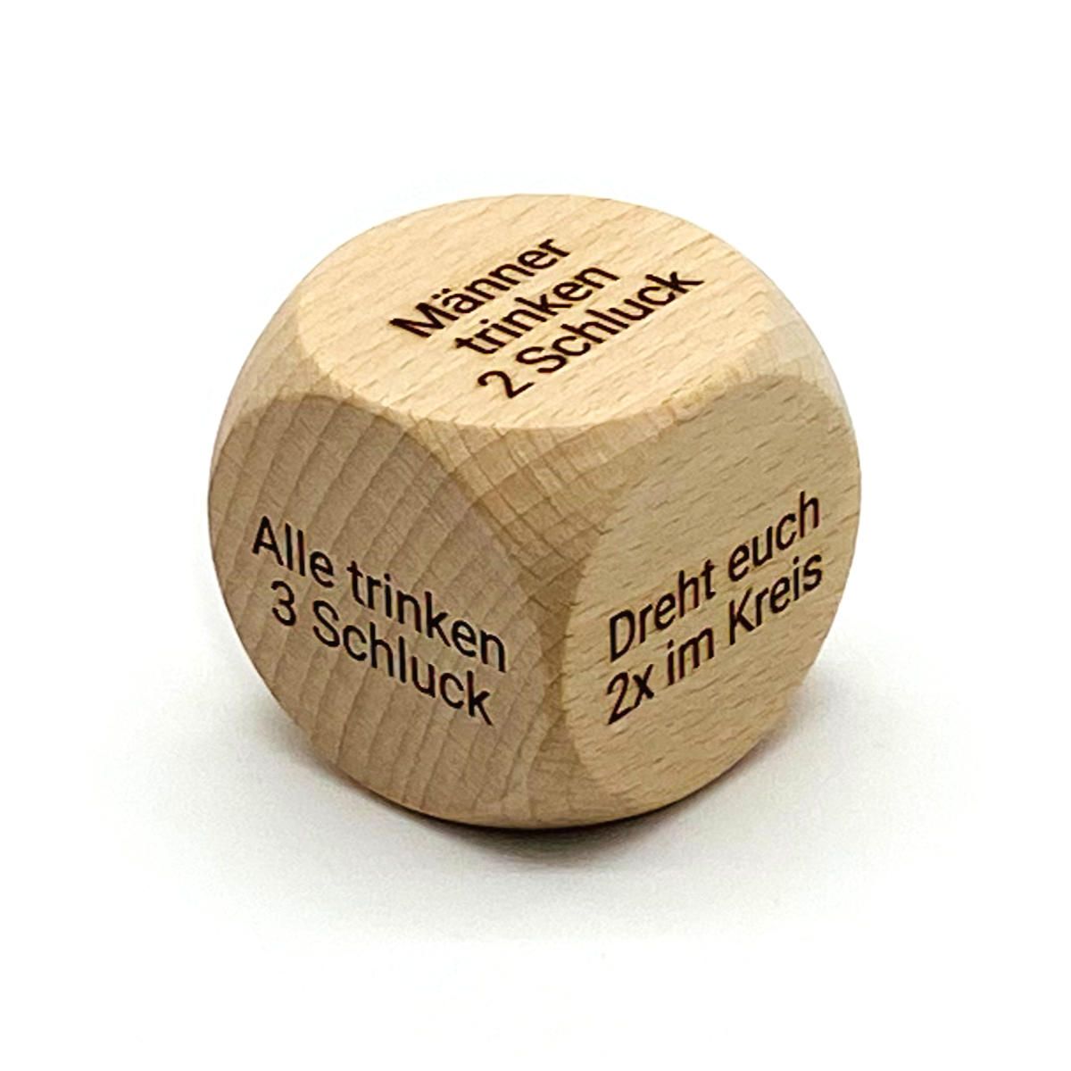 Würfel selbst gestalten ️ Personalisierte Holzwürfel